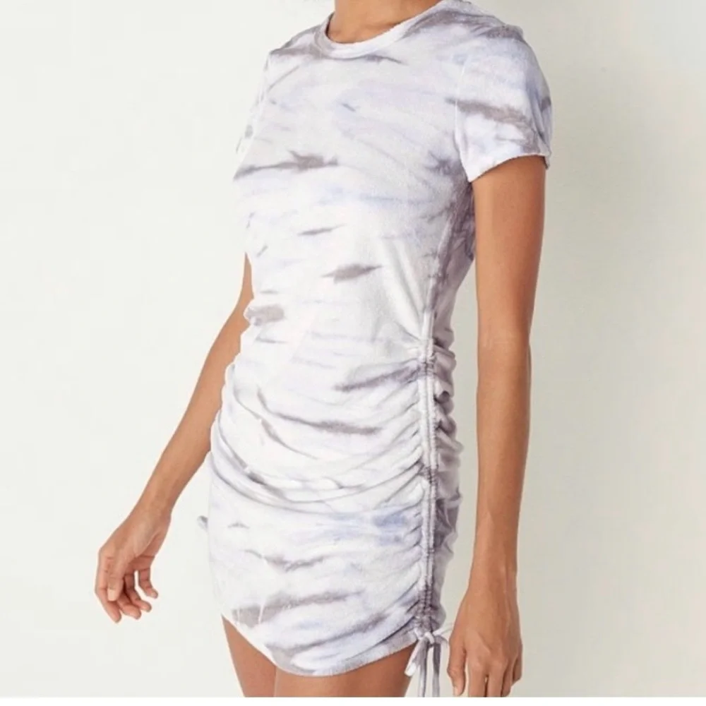 PINK Victoria’s Secret Dress beach Terry Ruched Side Dress NWT - Picture 8 of 9